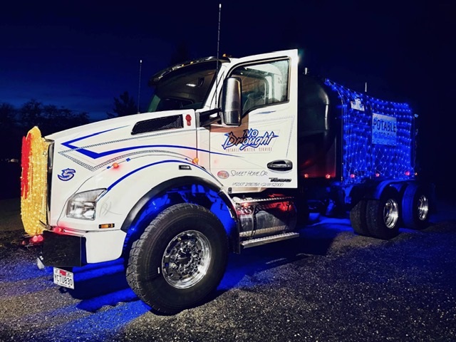 No Drought water tanker offloading at a customer site